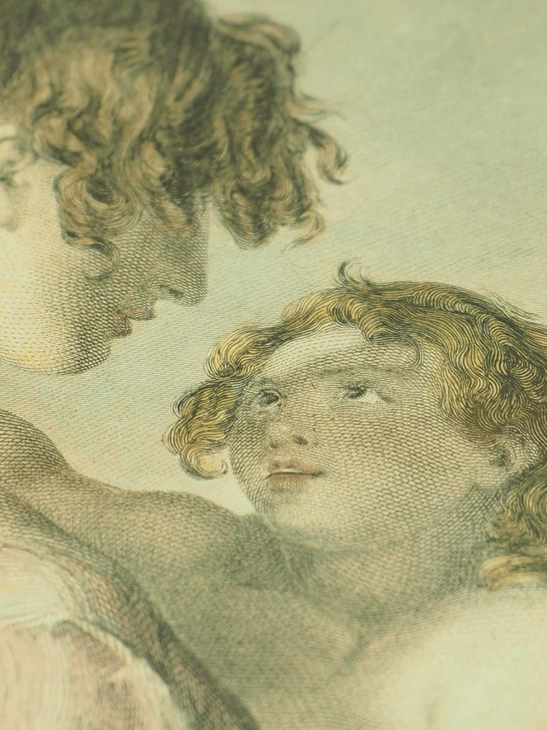 19th Century Original Print 'The Dangerous Playmate' By William Etty