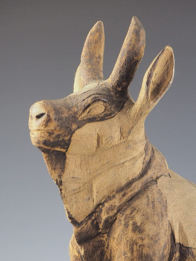 Belcanto Folk Art Sculpture of a Goat