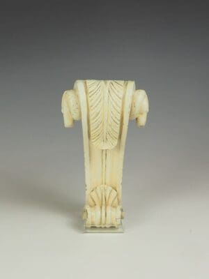 18th Antique Architectural Wood Hand Carved Corbel Salvaged French Chateau