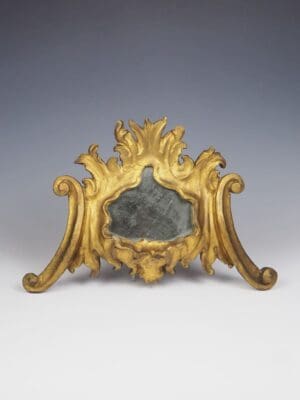Giltwood Carved Venetian Wall Mirror: A Masterpiece of Elegance
