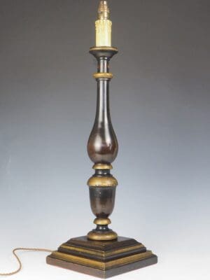 English Country House Antique Table Lamp