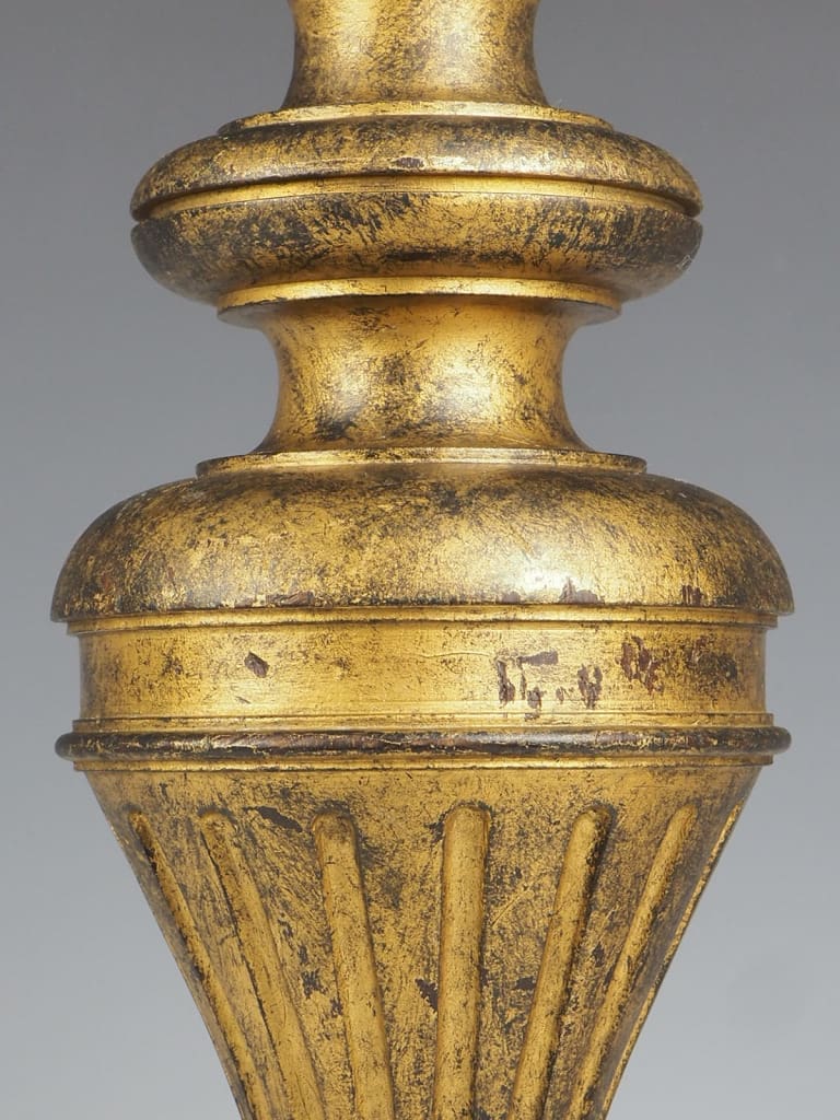 Antique French Carved Giltwood Table Lamp