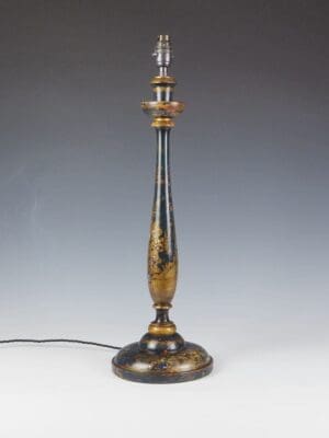 Antique Blue Chinoiserie Table Lamp