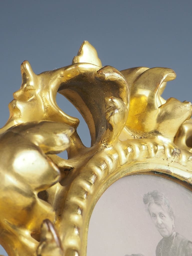 Antique Fine Carved Giltwood Florentine Photo Frames (Pair)