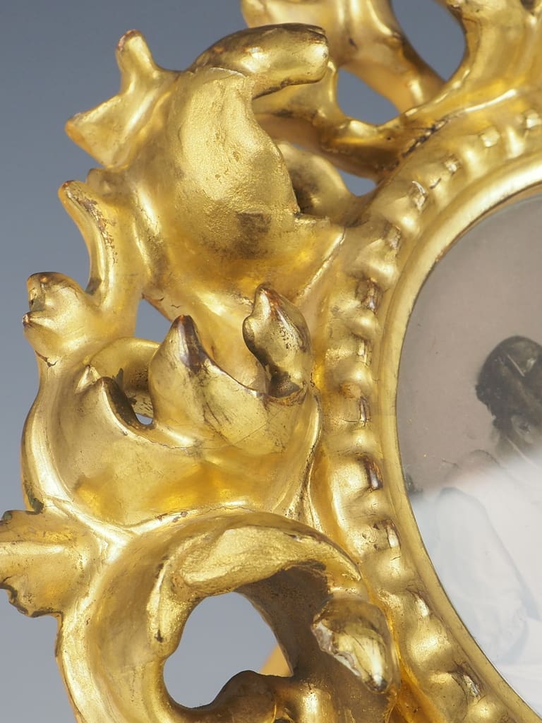 Antique Fine Carved Giltwood Florentine Photo Frames (Pair)