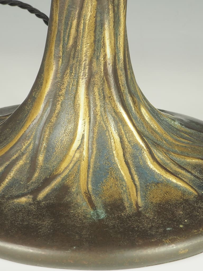 Antique Bronze Tree Lamp 'After Tiffany'