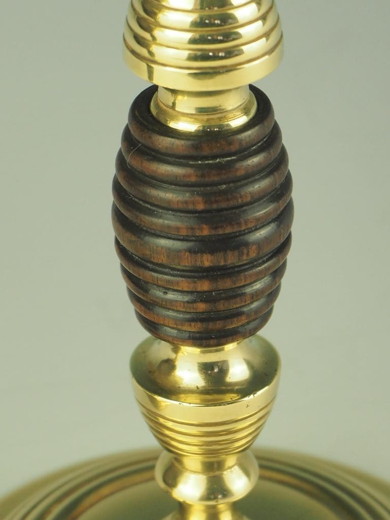 Pair of Arts and Crafts Beehive Candle Holders