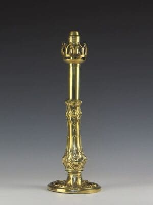 Willian IV 19th Century Rare Palmer & Co London Brass Candlestick
