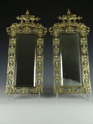 Antique Pair of British Victorian Wall Mirrors