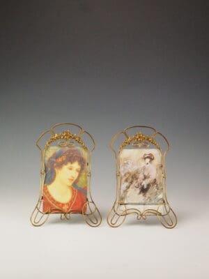 Antique Art Nouveau Pair of Photo Frames – Elegant Décor & History
