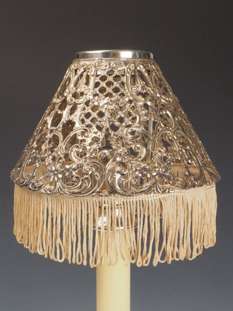 Antique Gorham & Martin Hall Silver-Plated Candle Holders &ndash; Neoclassical Lamps (c.1875&ndash;1890)
