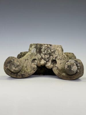 19th Century Hand-Carved Stone Garden Finial