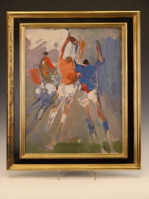 Pierre Chièze (1929–2011): ‘The Line-Out,’ Mid-Century French School