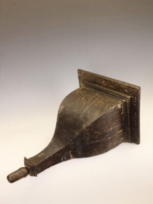 A Monumental 19th Century Solid Oak French Convent Display Shelf