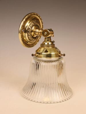 Art Nouveau Brass Wall Light / Picture Light Continental Europe, circa 1895–1910