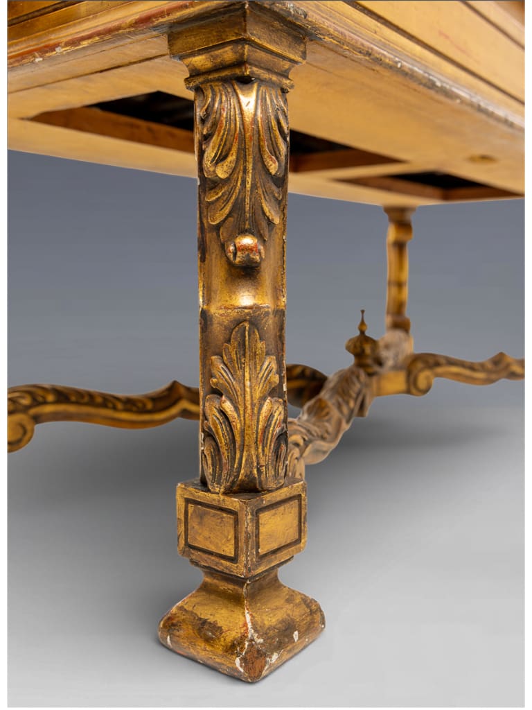 A Large Victorian Rococo Revival Adjustable Piano Stool